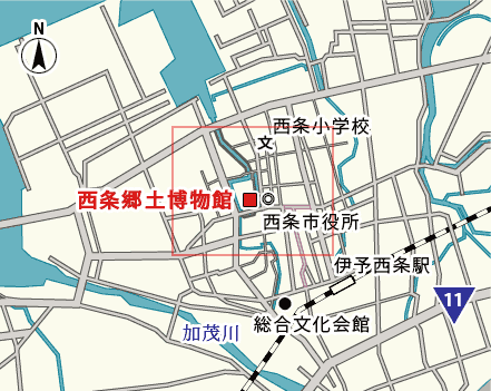 郷土博物館周辺地図