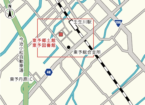 東予郷土館周辺地図