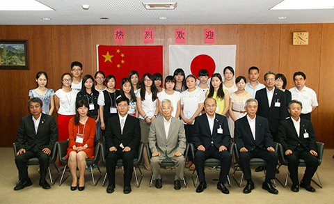 河北大学外国語学院日本語学科代表団の写真1