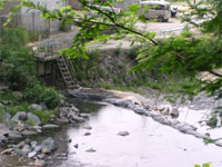 さけ川取水口の写真
