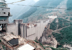 黒瀬ダム工事風景（5月）の写真
