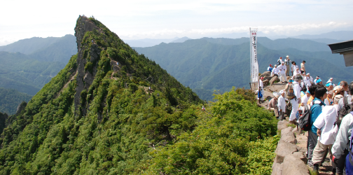 石鎚山系の写真