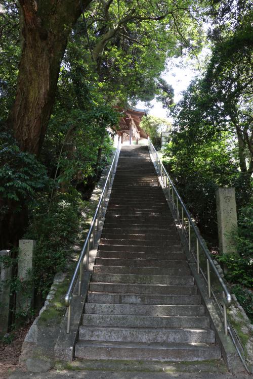 甲賀神社　階段