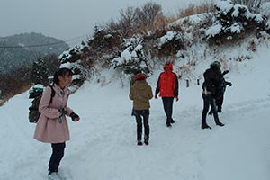 石鎚山の雪