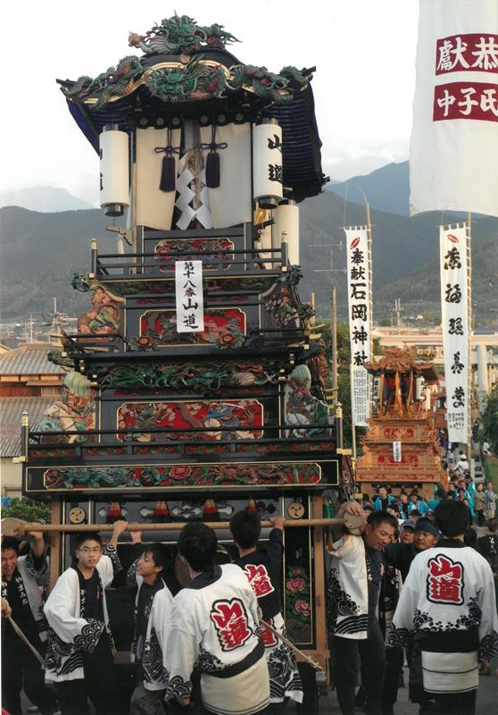 14.入選「石岡神社祭礼」神野英運