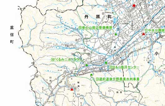 新市建設計画策定小委員会　タウンウォッチング視察箇所位置図3