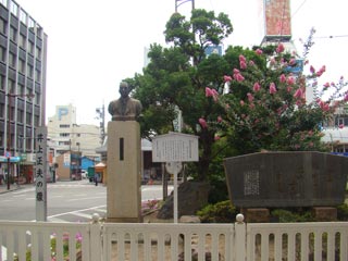 「井上正夫胸像」設置場所の写真