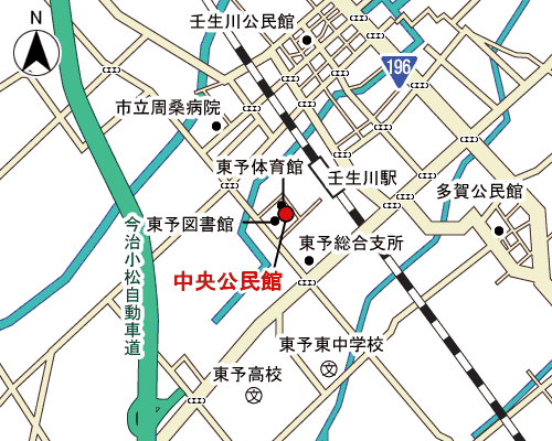 中央公民館地図