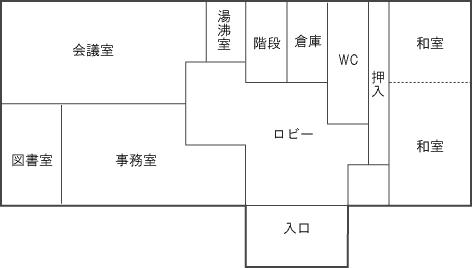 施設案内図　本館1階