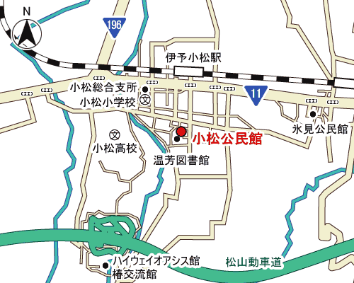 小松公民館周辺地図