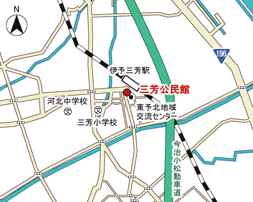 三好公民館周辺地図