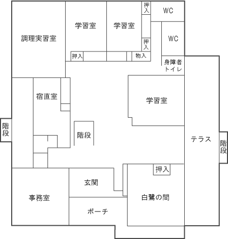 施設案内図1階