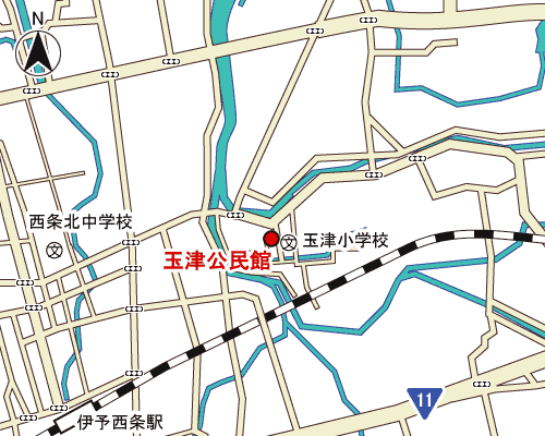 玉津公民館周辺地図