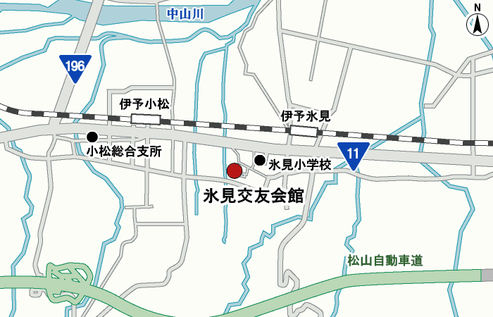 氷見交友会館周辺地図