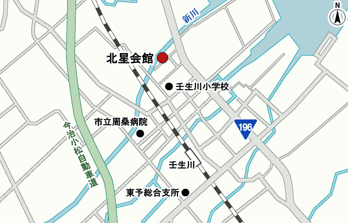 北星会館周辺地図