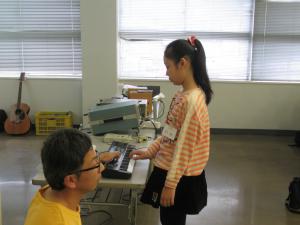 ピアノの音の波形の観察