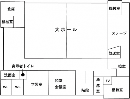 小松公民館2階