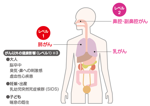 喫煙者の周囲の人　がん