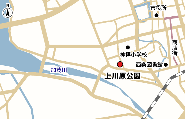 上川原公園 周辺図（広域）