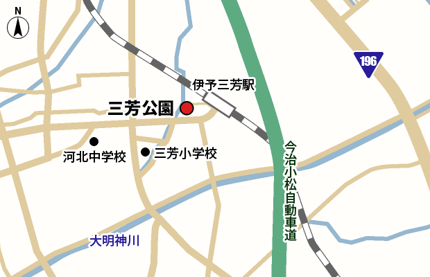 三芳公園 周辺図（広域）