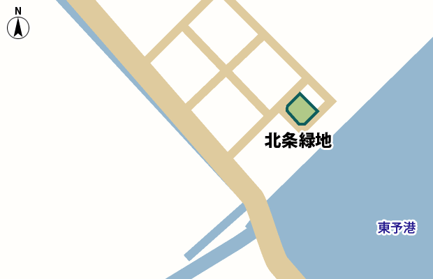 北条緑地 周辺図（詳細）