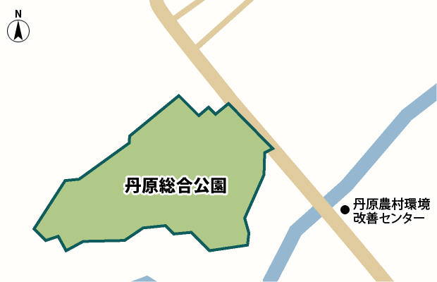 丹原総合公園 周辺図（詳細）