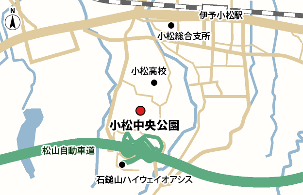 小松中央公園 周辺図（広域）