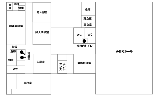 三芳公民館1階