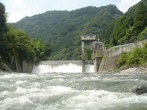 中山川取水堰の写真
