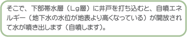 西条平野の自噴機構の説明文5