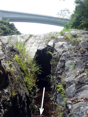 劈巌透水路（3番隧道出口）の写真