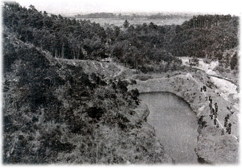 前池（大谷池のほぼ中央西側にあった池）の写真