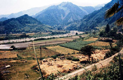 大畑地区　立ち退きの跡（昭和43年）の写真