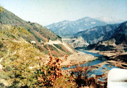 黒瀬ダム貯水開始（昭和48年1月）の写真