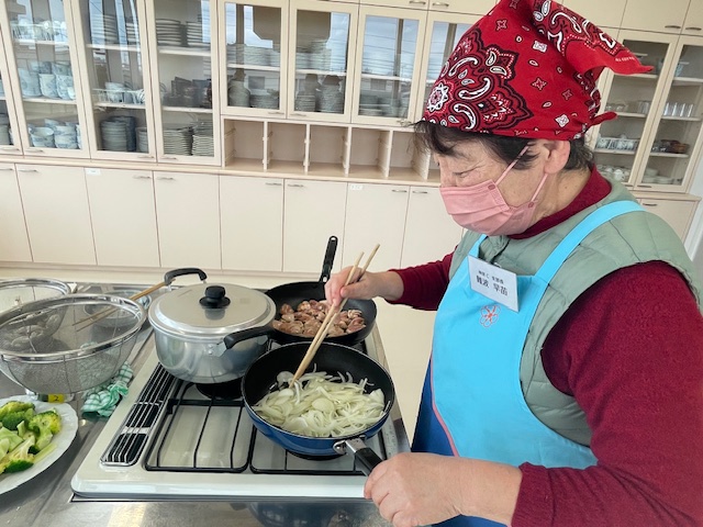 食改調理風景①