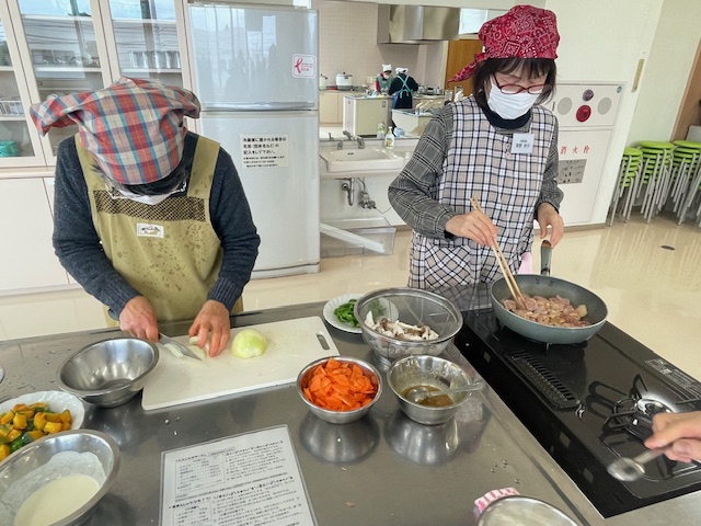 食改調理風景②