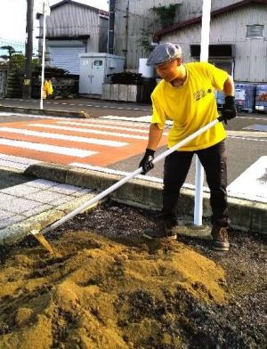 花壇の整備