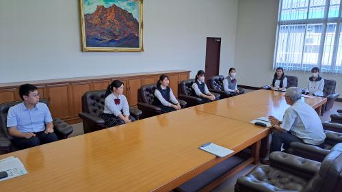 西川工場長代理と面談
