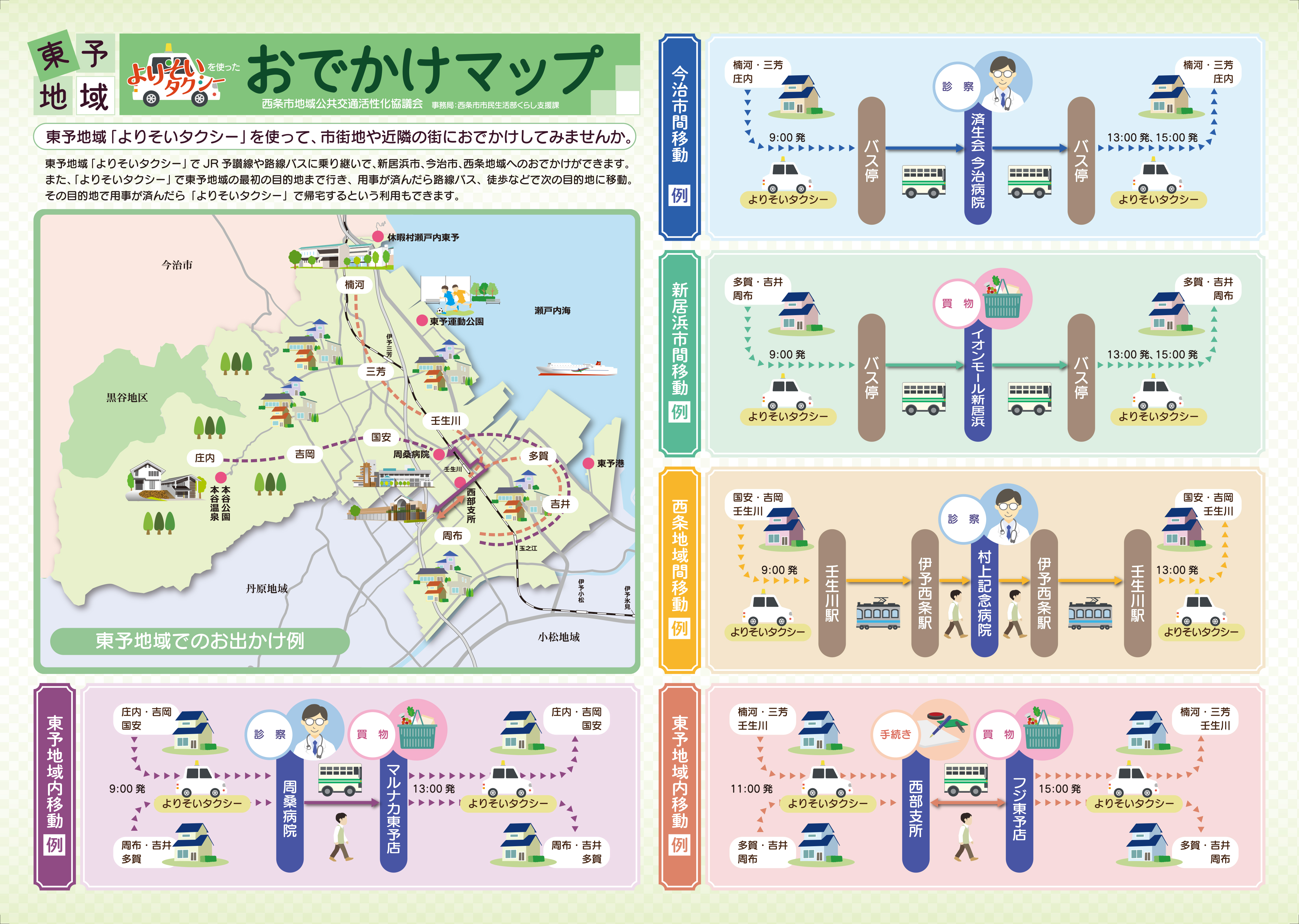 東予地域よりそいタクシーご利用ガイド（裏面）
