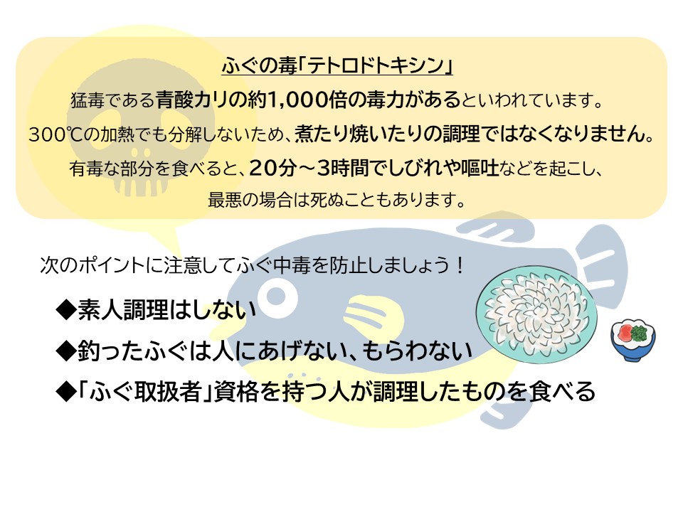 ふぐ中毒防止月間