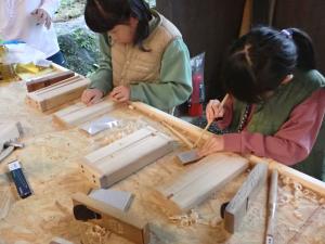 お箸作り体験