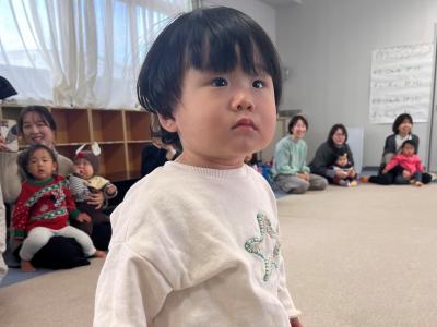 サンタさんを待つ