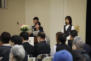 小中学生による司会