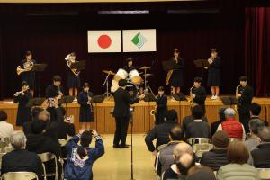 吹奏楽部の演奏