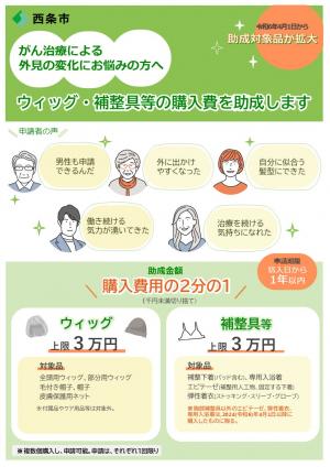 ウィッグ・補整具等チラシ