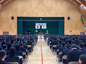 北中学校卒業式