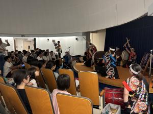 道前太鼓実演
