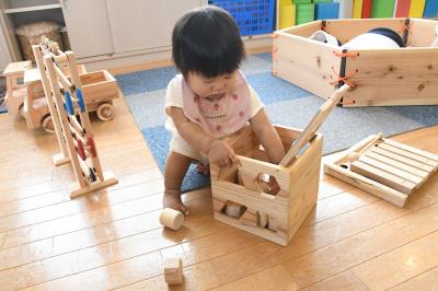 型はめボックス取り出す