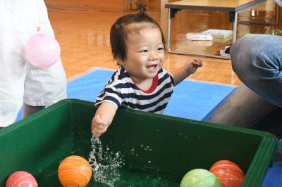 水遊び