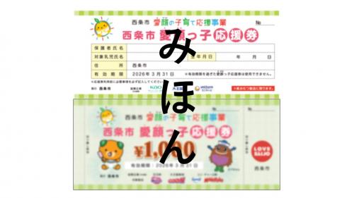 おむつ券のみほん